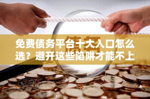 免费债务平台十大入口怎么选？避开这些陷阱才能不上当
